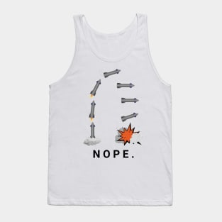 Rocket Falling Landing Fail Tank Top